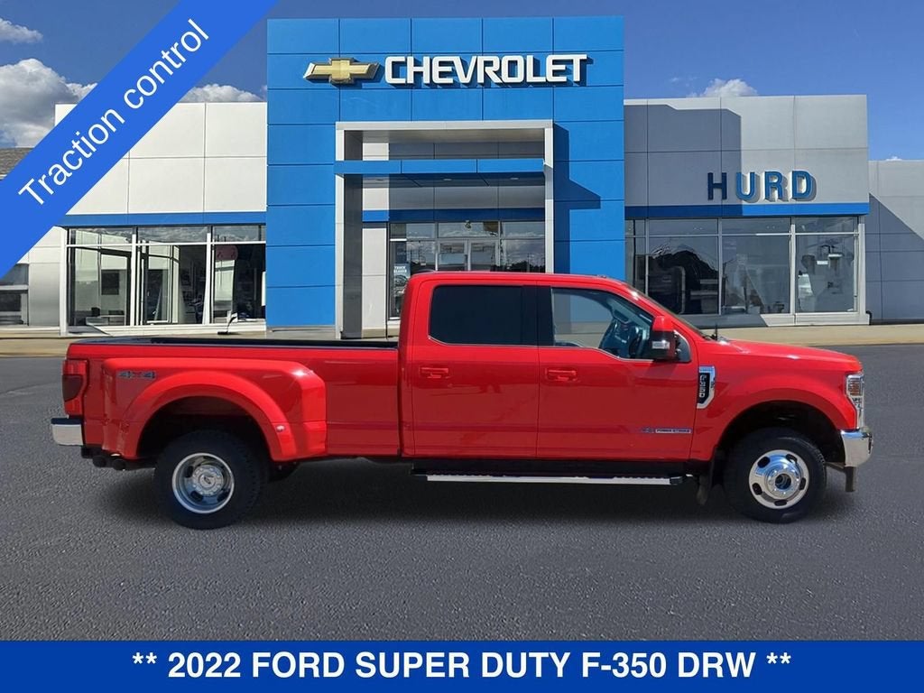 2022 Ford F-350 — rear three-quarter view