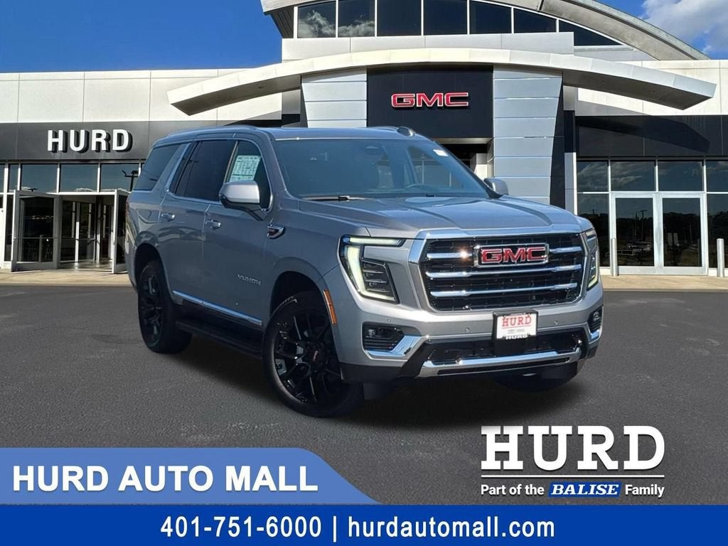 2026 GMC Yukon Elevation in Sterling Metallic — front three-quarter view