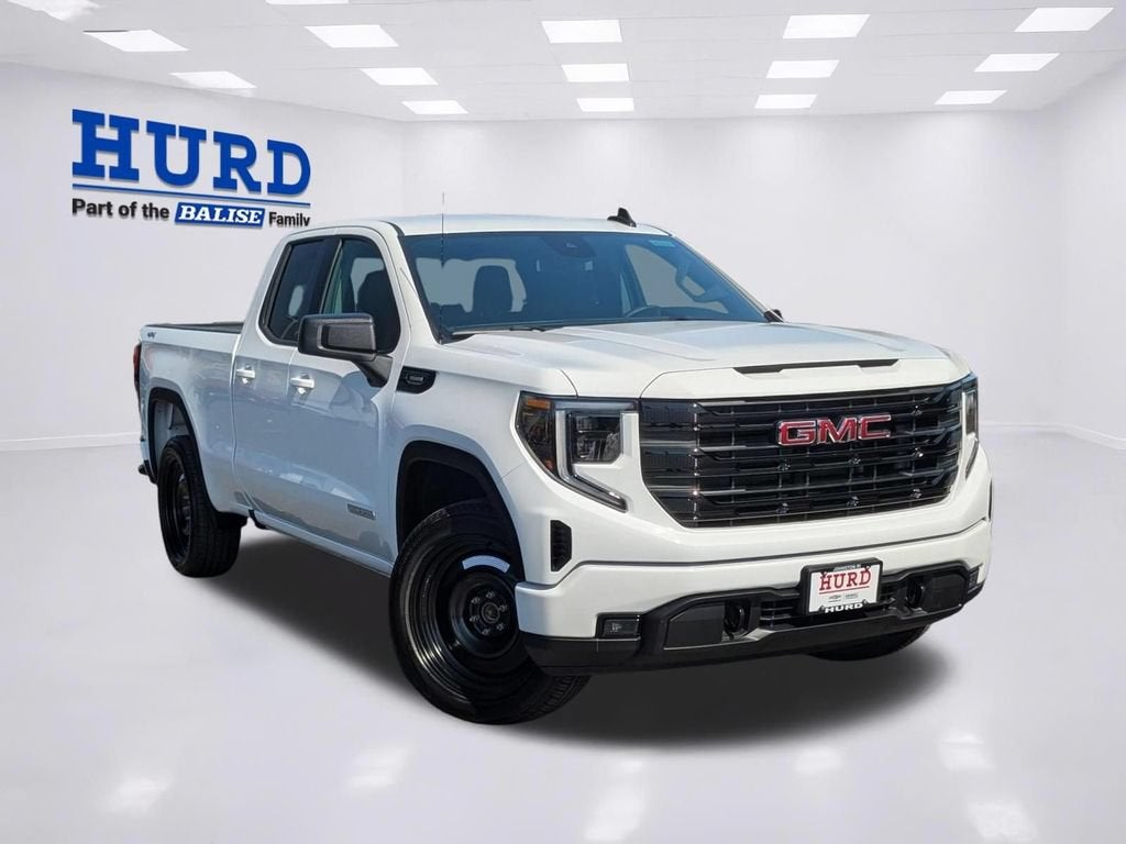 2026 GMC Sierra 1500 Elevation in Summit White — front three-quarter view