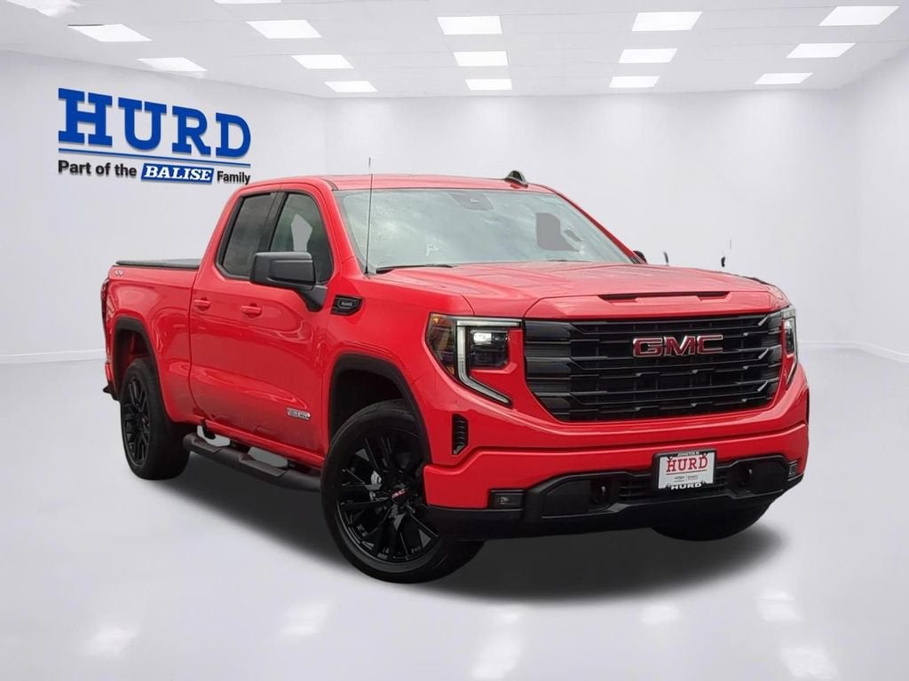 2026 GMC Sierra 1500 Elevation in Cardinal Red — front three-quarter view
