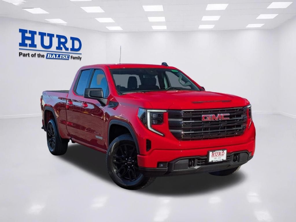 2026 GMC Sierra 1500 Elevation in Cardinal Red — front three-quarter view