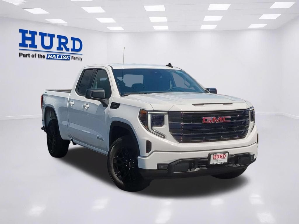 2026 GMC Sierra 1500 Elevation in Summit White — front three-quarter view
