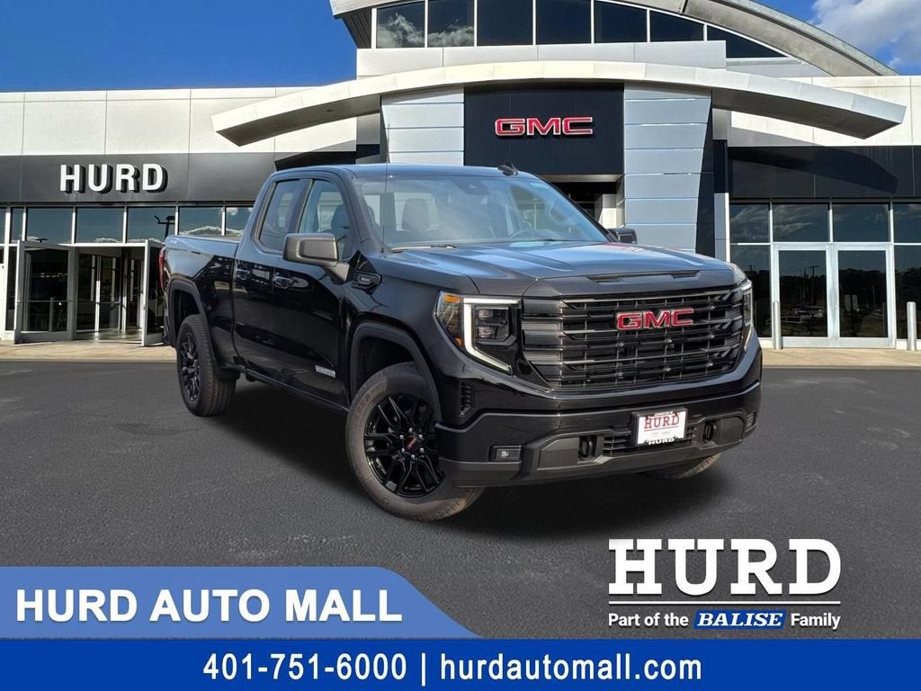 2026 GMC Sierra 1500 Elevation in Onyx Black — front three-quarter view
