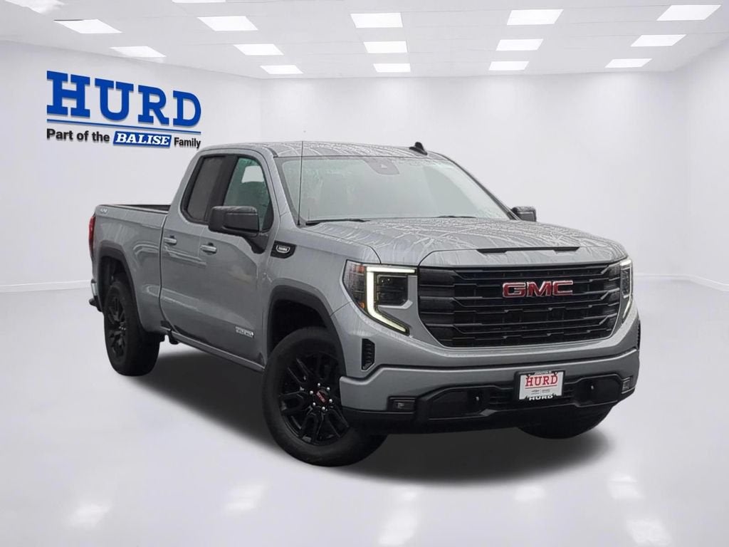 2026 GMC Sierra 1500 Elevation in Sterling Metallic — front three-quarter view