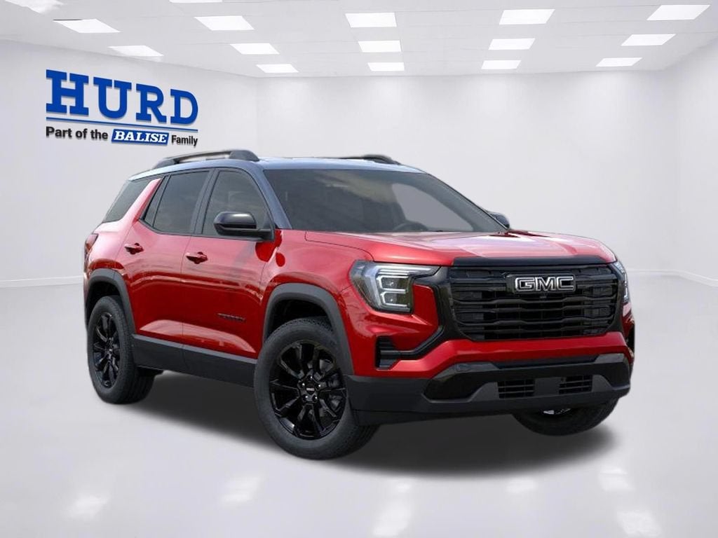 2026 GMC Terrain Elevation in Volcanic Red Tintcoat — front three-quarter view