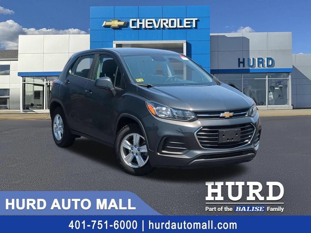 2019 Chevrolet Trax LS in Nightfall Gray Metallic — front three-quarter view
