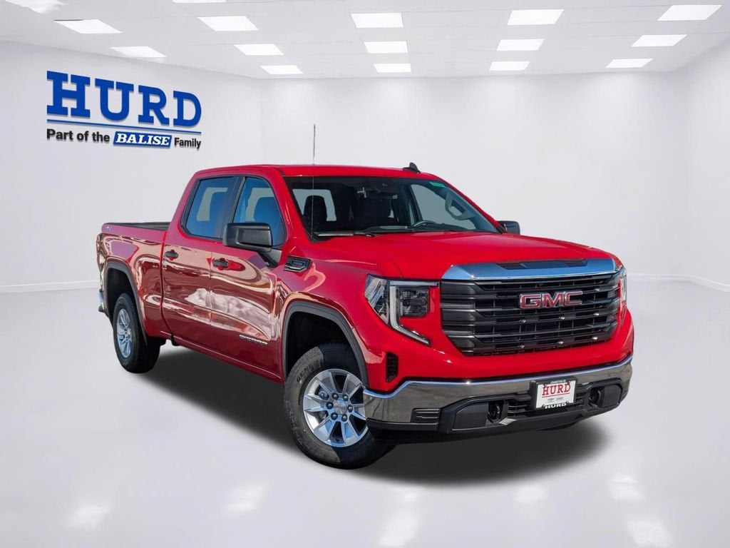 2026 GMC Sierra 1500 Pro in Cardinal Red — front three-quarter view