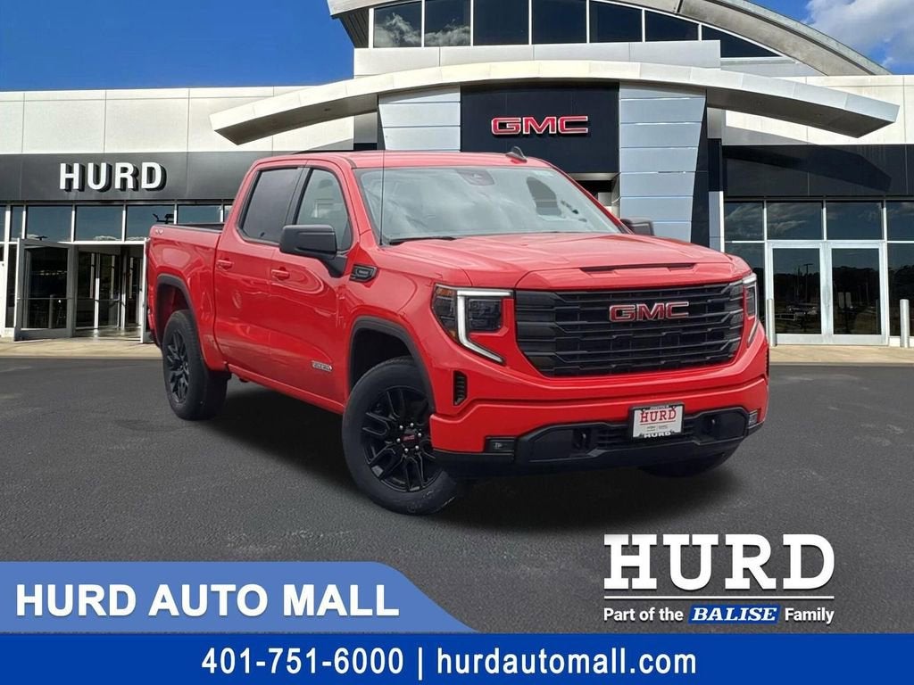 2026 GMC Sierra 1500 Elevation in Cardinal Red — front three-quarter view