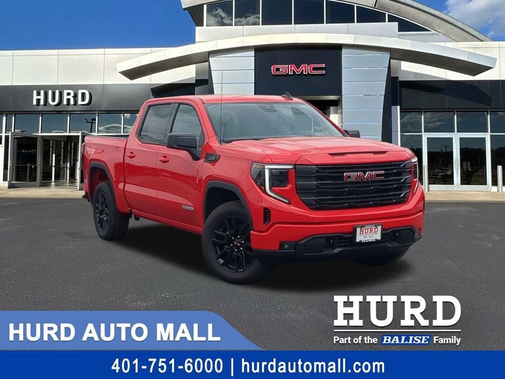 2026 GMC Sierra 1500 Elevation in Cardinal Red — front three-quarter view