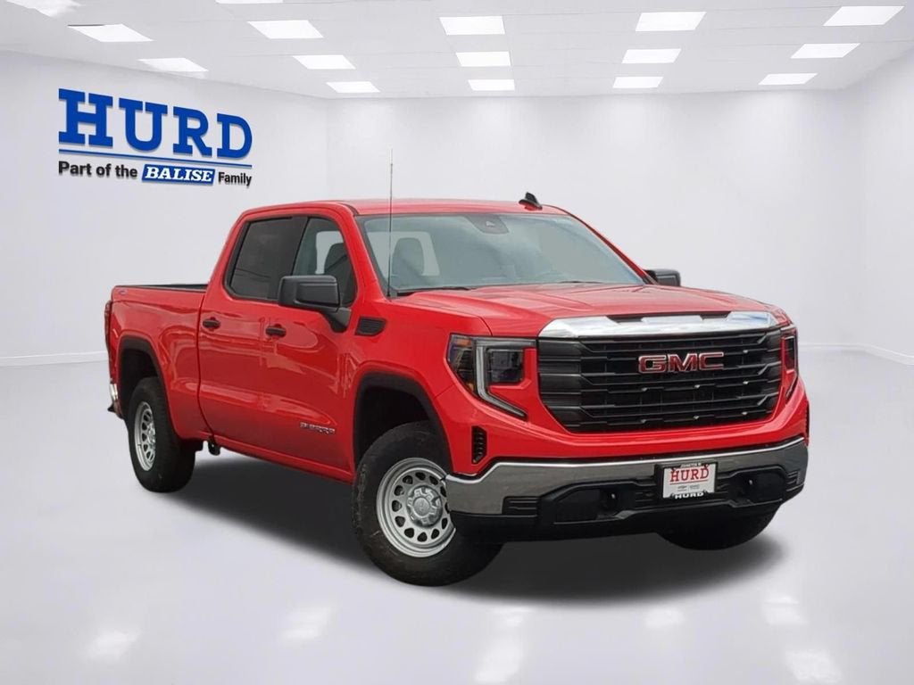 2026 GMC Sierra 1500 Pro in Cardinal Red — front three-quarter view